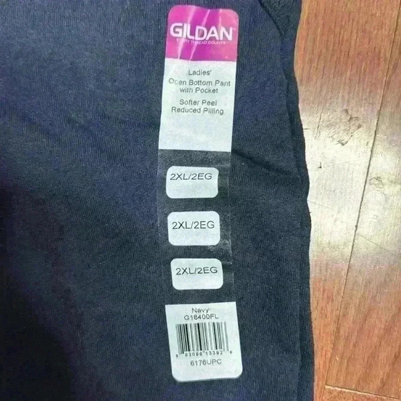 Gildan Woman’s Jogger Pants~Navy Blue - Picture 6 of 6